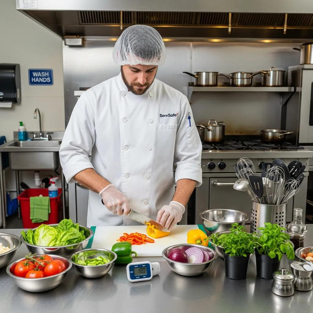 ServSafe certification is essential for kitchen staff in Greek housing